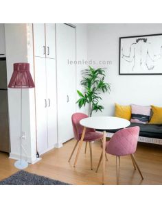 Lampadaire personnalisable en métal et corde Kora Olé¡ By FM | Éclairage LeonLeds 2