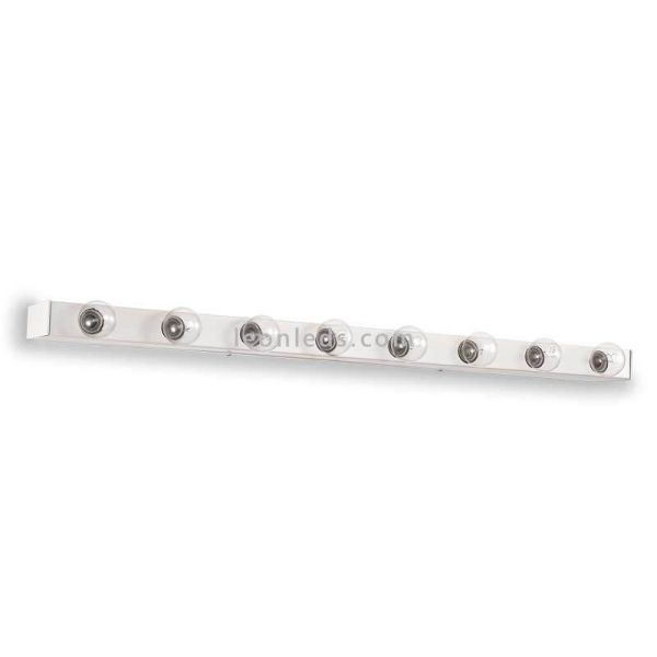 Aplique para espejo de baño grande hollywood Prive' AP8 8xE14 | LeónLeds Iluminación | luz para baño blanca