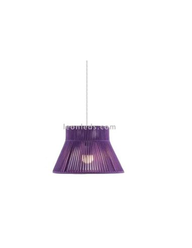 Lámpara de techo de cuerda personalizable 50Cm Kora Olé¡ By FM | LeonLeds Iluminación