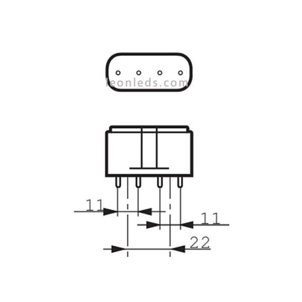 Ampoule LED Philips CorePro LED PL-L 2G11 4 PIN -16W- Avec 3 tonalités de couleur | Éclairage LeonLeds