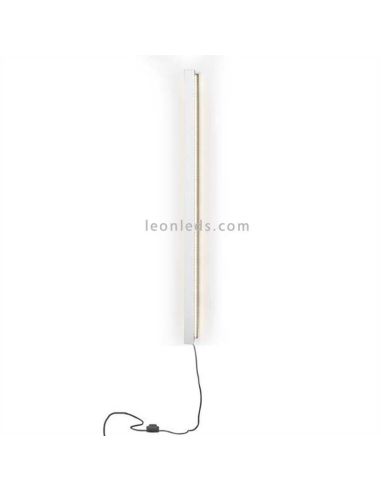 Candeeiro de parede LED vertical alongado Manolo | LeónIluminação Leds | aplique de parede vertical