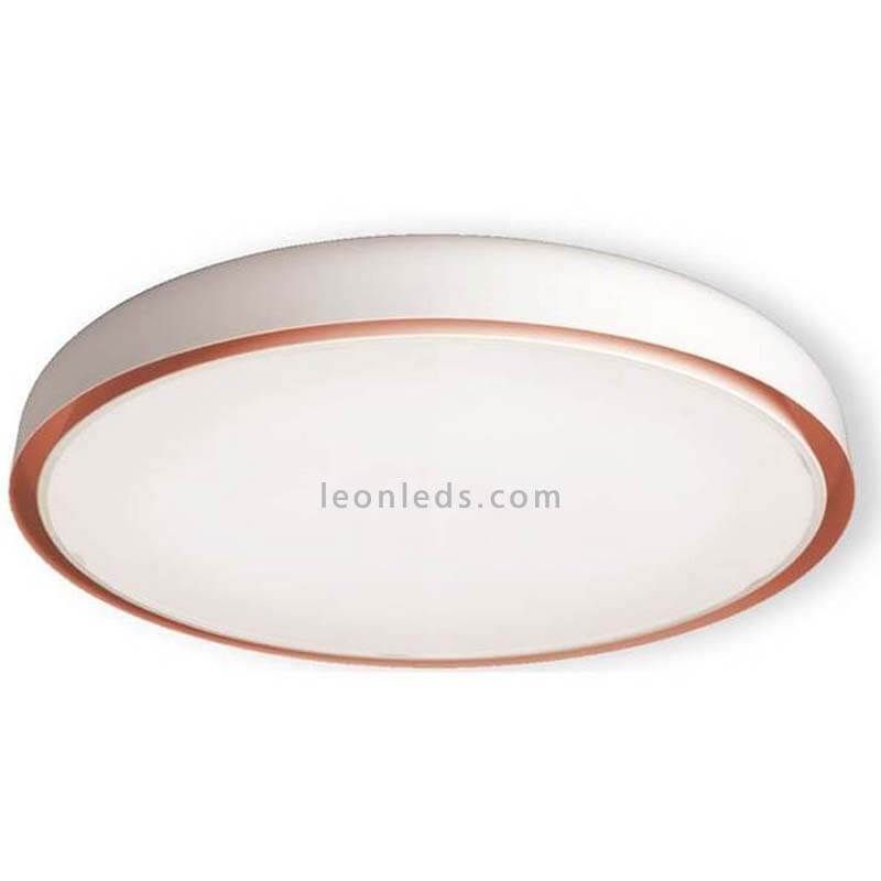 Plafón circular LED de metal extraplano para techo 40W Evan de Olè by