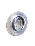 Aro Empotrable BPM 3010 Aluminio Plata Bombilla LED Dicroica GU10 MR16 Mini Catli | LeonLeds.com