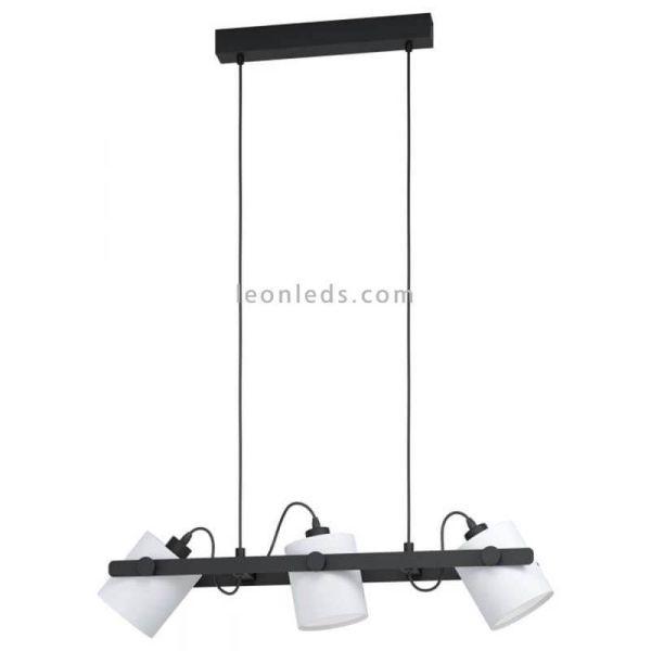 Lámpara colgante LED de techo nórdica Hornwood 3xE27 de Eglo Iluminación | LeonLeds Iluminación