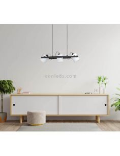 Lámpara colgante LED de techo nórdica Hornwood 3xE27 de Eglo Iluminación | LeonLeds Iluminación 2