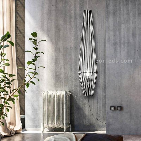 Candeeiro suspenso Bimba com casquilho e interruptor | Iluminação Leonleds