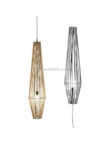 Candeeiro suspenso Bimba com casquilho e interruptor | leonleds