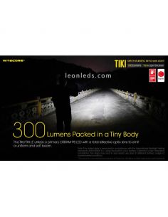 Linterna LED  llavero mini Tiki Le recargable 300 lúmenes | León Leds Iluminación 2