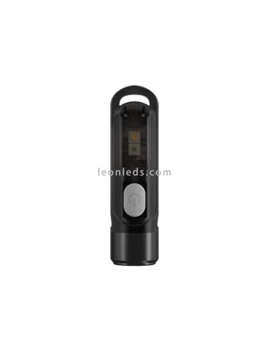 Recarregável Mini Tiki Le LED Chaveiro Lanterna 300 Lumens Nitecore Preto | Iluminação Leds Leão