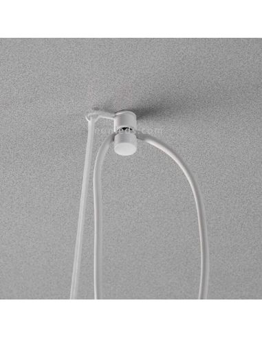 Lámpara colgante con toma de enchufe e interruptor GU10 Paco | LeónLeds Iluminación | lámpara ajustable blanca