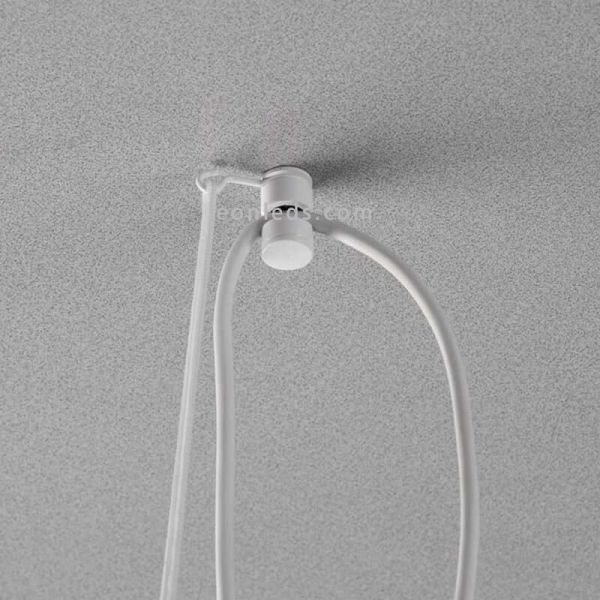 Lámpara colgante con toma de enchufe e interruptor GU10 Paco | LeónLeds Iluminación | lámpara ajustable blanca