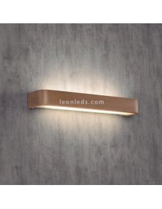 Aplique Nature de madera bidireccional 2xE27 roble Ole¡ By FM Iluminación 2