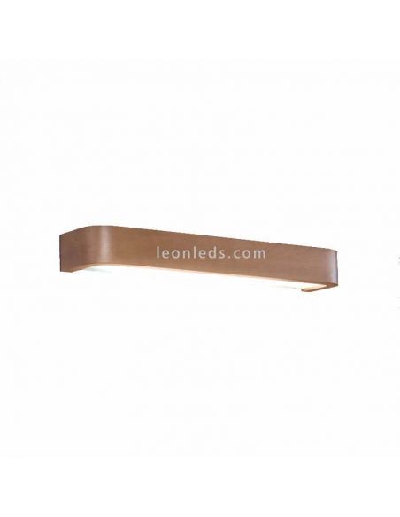 Aplique Nature de madera bidireccional 2xE27 roble Ole¡ By FM Iluminación