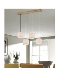 Plafonnier nordique avec 4 abat-jour Elmau Trio Lighting | Éclairage LeonLeds 2