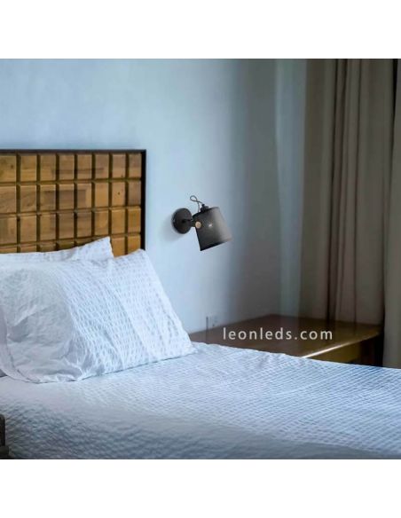 Aplique de Pared Negra serie Nordico Leonleds Iluminación