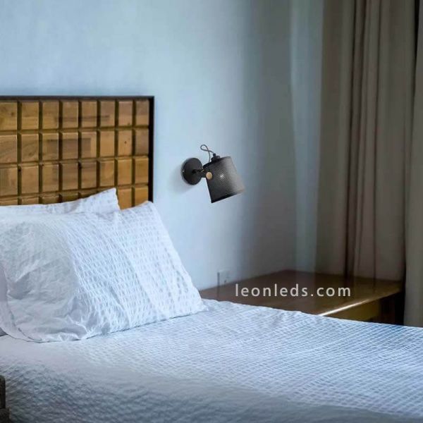 Aplique de Pared Negra serie Nordico Leonleds Iluminación
