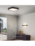 Plafón cuadrado Nature de madera 3 acabados distintos | Leónleds