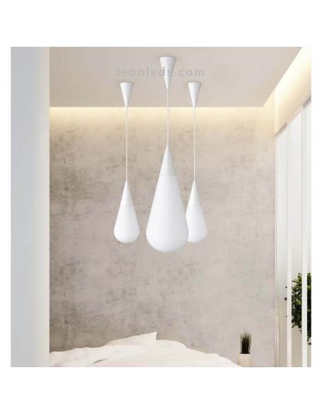 Lámpara de Techo Pequeña Serie Toulon 1XE27 foto de ambiente marca Trio Lighting | LeonLeds Iluminación