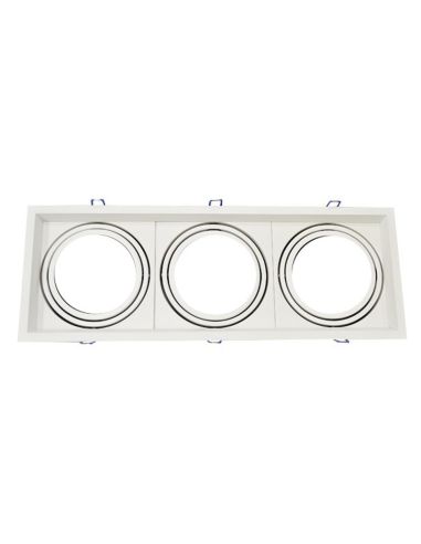 Einbau-Rahmen Rechteckig 3X AR111-G53