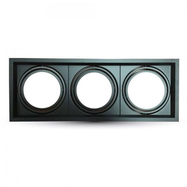 Aro Empotrable Rectangular 3X AR111-G53