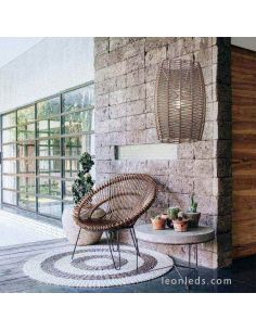 Suspensão de teto em corda personalizável IP20 ou IP64 Poma Olé¡ By FM | Leon Iluminação LED 2