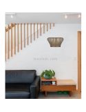 Aplique de pared interior 1xE27 marrón Nanok foto de ambiente ACB Iluminación | LeónLeds Iluminación