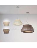 Aplique de pared para interior bombilla 1xE27 marrón serie Nanok ACB Iluminación | LeónLeds Iluminación