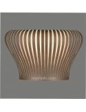 Aplique de pared interior 1xE27 color marrón moderno serie Nanok ACB Iluminación | LeónLeds Iluminación