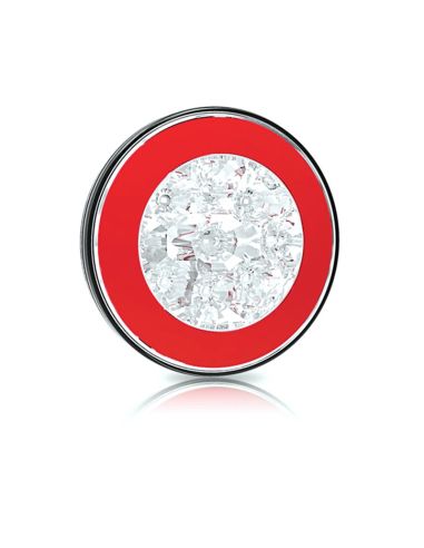 Piloto Trasero Marcha Atras Posicion LED Redonodo Fristom FT112 | LeonLeds