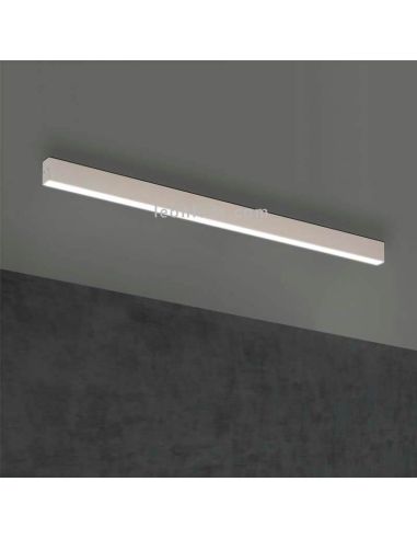 Lámpara plafón LED lineal minimalista para techo de diseño TI-ZAS Olè