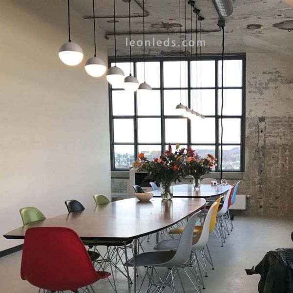 Plafonnier intérieur pierre ciment 1xE27 Shiru ambient photo ACB Iluminación | Éclairage LeonLeds