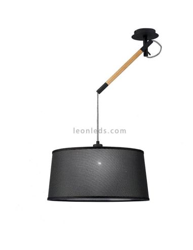 Lámpara de Techo de estilo nordico serie nordica color negro | LeonLeds Iluminación