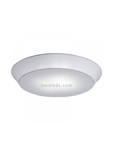 Luminária de teto redonda de grande formato e tecido stretch branco Cloud | LeónIluminação Leds | Luz de teto de grande formato 