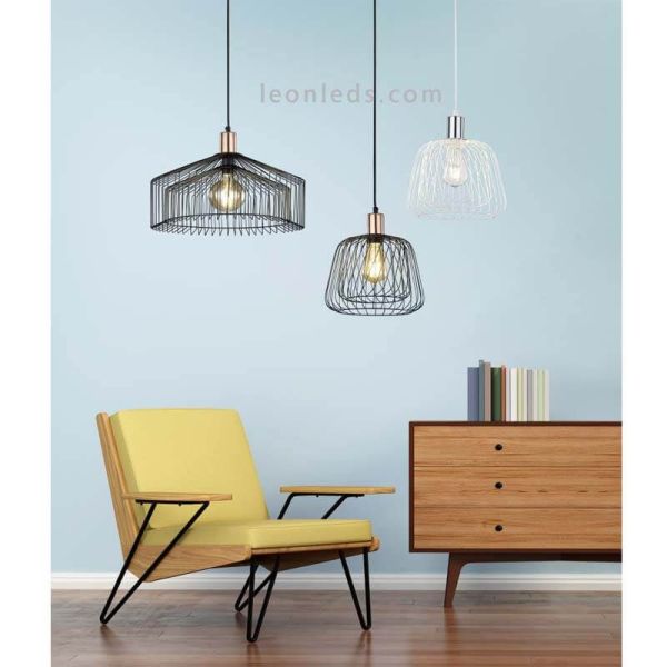 Lámpara moderna de techo Sanna foto de ambiente Trio Trio | LeonLeds Iluminación