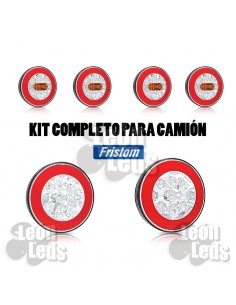 Kit Pilotos Led Redondos Camión | LeonLeds 2