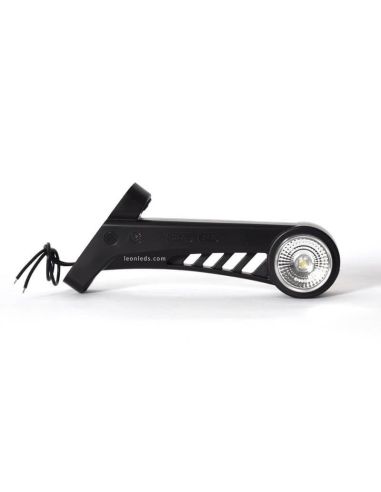 Cuerno LED largo con luz Delantera, Roja y Ambar 12V/24V 575BCL Was | LeonLeds
