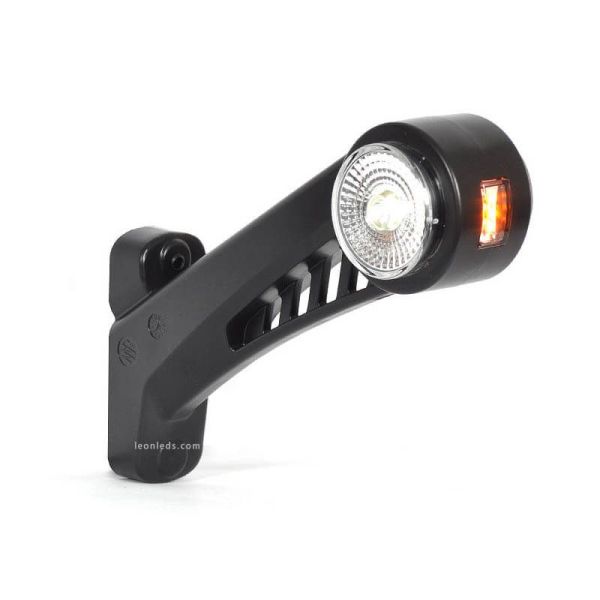 Cuerno LED largo con luz Delantera, Roja y Ambar 12V/24V 575BCL Was | LeonLeds