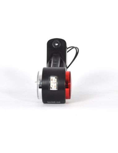 Cuerno LED largo con luz Delantera, Roja y Ambar 12V/24V 575BCL Was | LeonLeds