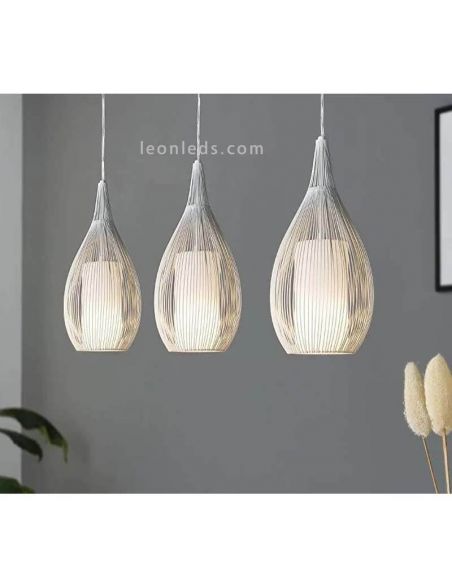 Lámpara de techo LED moderna Razoni 3xE27 foto de ambiente Eglo Iluminación | LeonLeds
