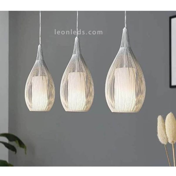Lámpara de techo LED moderna Razoni 3xE27 foto de ambiente Eglo Iluminación | LeonLeds