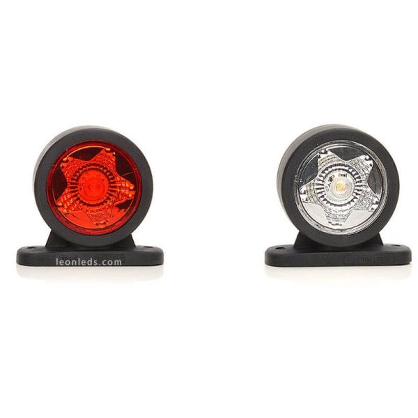 Balizamiento LED corto delantero y trasero 12/24V Was | LeonLeds