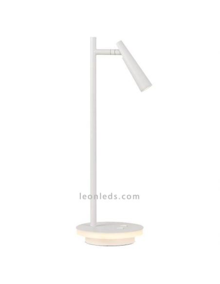 Candeeiro de mesa LED branco Panau ACB Lighting | Iluminação Leonleds