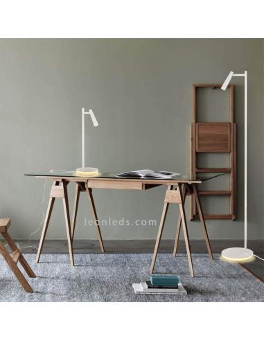 Candeeiro de mesa LED branco Panau ambiente photo ACB Iluminación | Iluminação Leonleds