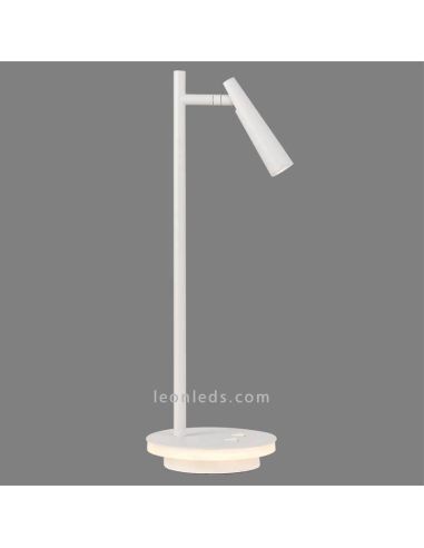 Candeeiro de mesa branco tecnologia LED série Panau ACB Lighting | Iluminação Leonleds