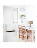 Lámpara Pie de Sobremesa Rústica Serie Sabina foto de ambiente marca Mantra | LeonLeds Iluminación
