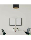 Plafón de techo LED negro Esteperra 47,5Cm 1xE27 foto de ambiente marca Eglo Iluminación | LeonLeds iluminación