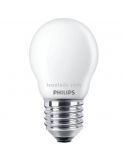 Ampoule LED sphérique E27 mat 6,5W – 60W Philips 2700K | Éclairage LeonLeds
