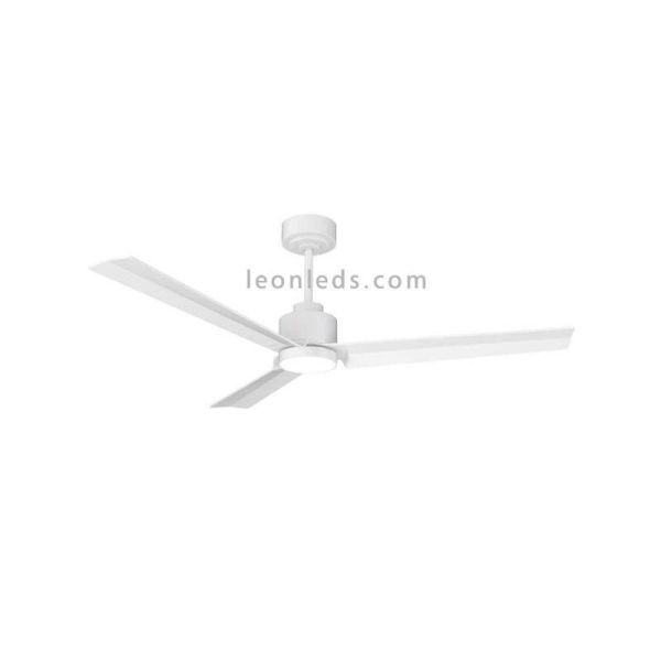 Anne LED- Ventilador mit weißen Flügeln, Gleichstrommotor und Beleuchtung