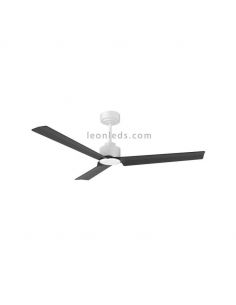 Ventilateur LED Anne avec pales blanches et noires | Leonleds