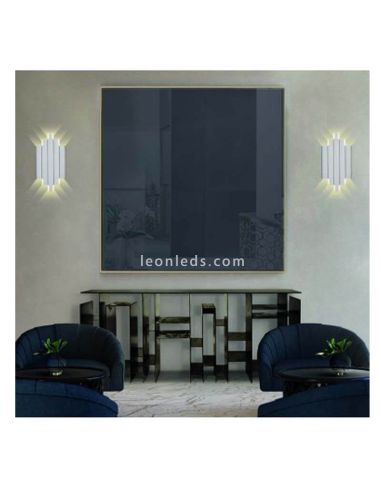 Luz de parede LED branca Série Robin Marca ACB Iluminação fotográfica ambiente Leonleds